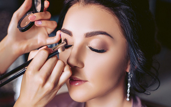 makeup application